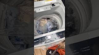 Mini Washer In The Tiny House cleaning [upl. by Cosma738]