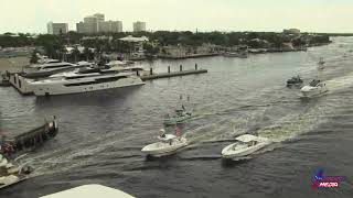 Trump Flotilla 1 S Florida Sept 14 2024 [upl. by Swithin]