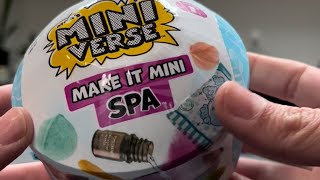 unboxing NEW miniverse spa 🧖‍♀️ [upl. by Cheng]