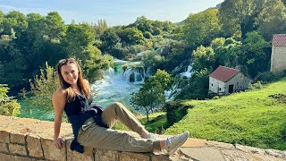 Cruise Vlog Day 3  Zadar Croatia  Excursion to Krka National Park [upl. by Amora]