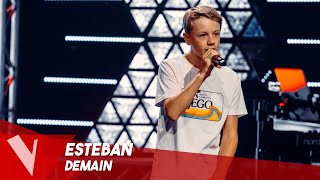 Bigflo et Oli – Demain ● Esteban  Blinds  The Voice Kids Saison 2 [upl. by Barina812]