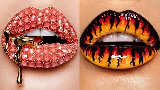 Lipstick Tutorials For 2022 💄 New Amazing Lip Art Ideas [upl. by Kirkpatrick]