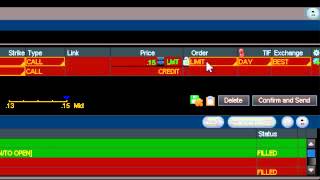 how to roll over a covered call option via think or swim [upl. by Ttej760]