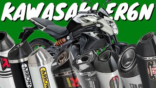 เสียงท่อ Kawasaki ER6N exhaust sound [upl. by Els]