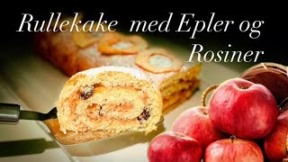 Enkel Rullekake med Epler og Rosiner på 13 minutter [upl. by Adeirf]