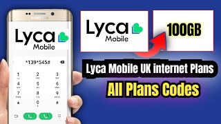 Lycamobile internet Plans  lyca Mobile internet Packages [upl. by Rehpotsrik]