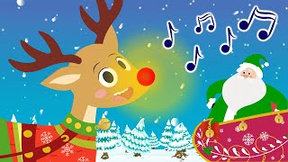 El Reno Rodolfo 🦌🎅 Canción popular de Navidad [upl. by Rohpotsirhc25]