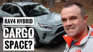 Best hybrid SUV  2021 Toyota RAV4 hybrid cargo space [upl. by Chun]