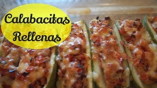 CALABACITAS RELLENAS DE JAMON DE PAVO DELICIOSAS [upl. by Kramlich912]