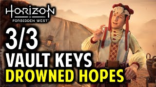 Drowned Hopes Search the Ruins amp All 3 Vault Key Locations  Horizon Forbidden West [upl. by Kyrstin]