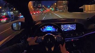 2021 Mercedes GLE 350d 272 PS FRANKFURT NIGHT POV DRIVE [upl. by Oicneserc62]