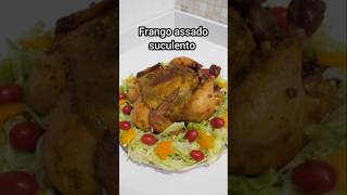 Frango assado inteiro suculento Receitas para o Natal receitas frango natal [upl. by Ramas]