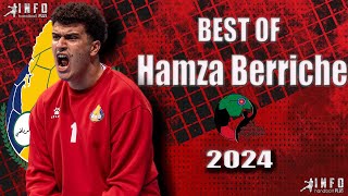 Best Of Hamza Berriche  AlGharafaSC ArabHandballChampionshipOfChampions 2024 [upl. by Zachary]