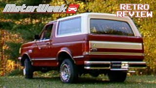 1988 Ford Bronco XLT  Retro Review [upl. by Merlina803]