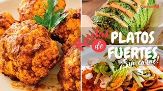 10 recetas de platos fuertes sin carne para toda la semana [upl. by Jacobsohn]