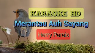 MERANTAU AUH SAYANG  HERRY PARAIS  HD KARAOKE [upl. by Saimon]