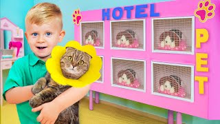 Oliver takes care of the Animals at the Pet Hotel [upl. by Inahet]