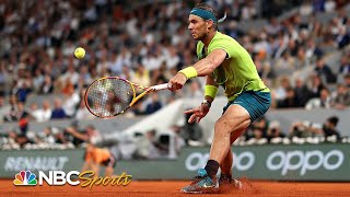 French Open Semifinals Rafael Nadal vs Alexander Zverev  HIGHLIGHTS  632022  NBC Sports [upl. by Ebocaj]