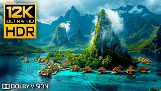 Wonderful NATURE 12K HDR 120fps Dolby Vision  8K EARTH  BGM [upl. by Itisahc]