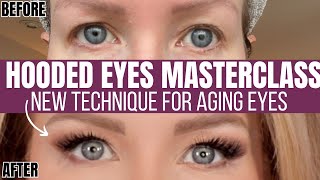 MASTERCLASS FOR HOODED AGING EYES  Game Changing NEW Technique [upl. by Nujra]