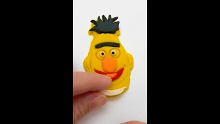 Lets Make Bert From Sesame Street 💛 artclasses [upl. by Eba]