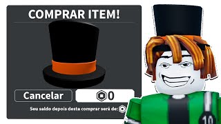 COMO PEGAR TOP HAT DE GRAÇA ROBLOX [upl. by Christoffer]