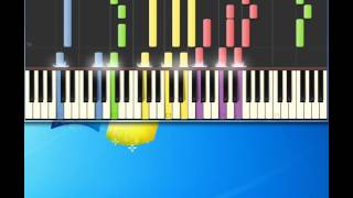 Chris DeBurgh A Spaceman Came Travelling Piano tutorial by Synthesia [upl. by Anelliw]