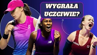 Świątek odpadła z WTA Finals Gauff przegrała uczciwie [upl. by Wadesworth]