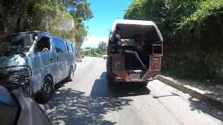 Honda NC700X cruising down Route Kenscoff Haiti [upl. by Lena]