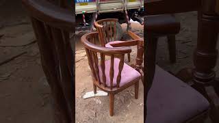 Sheesham wood dining tabel with round top like and subscribe for new video the sheesham wood [upl. by Ilrahs]