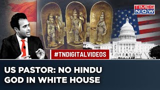 US Pastor Attacks Proud Hindu US Prez Candidate Vivek Ramaswamy Says No Hindu God In White House [upl. by Demah668]