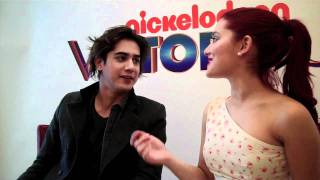 First News chats to Avan Jogia and Ariana Grande from VicTORIous [upl. by Maurreen772]