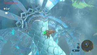 A SECRET at the top of ZORAS DOMAIN The Legend of Zelda Breath of the Wild [upl. by Gilud736]