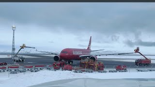 Live Nuuk Airport Tuukkaq departur 29112024 [upl. by Odeen]