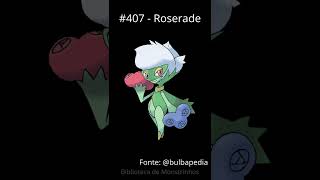 Conhecendo o Pokémon Roserade  407 [upl. by Noraf]