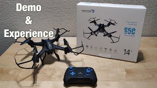 SNAPTAIN S5C WiFi FPV Drone with 720P HD Camera  Experience and Review [upl. by Ahsatel]