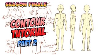 How To Draw Contours Part 2  Anime amp Manga Tutorial [upl. by Kier]