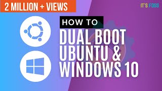 How to Dual Boot Ubuntu and Windows 10 [upl. by Cecily]