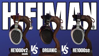 Hifiman FOMO HE1000v2 stealth vs Arya Organic vs HE1000se [upl. by Alaj]