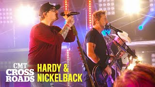 HARDY amp Nickelback Perform quotHow You Remind Mequot  CMT Crossroads [upl. by Kiker]