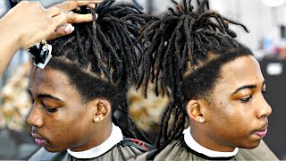 NEW GEMS 2024 HAIRCUT TUTORIAL MID TAPER DREADS 4K [upl. by Augy]