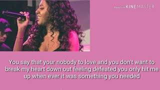 Sydney Renae No love Lyrics [upl. by Davidson]