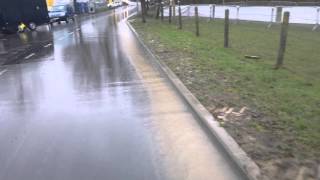 Wateroverlast op parcours BK Veldrijden [upl. by Ozner]