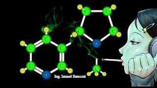 Nicotine 3D Molecule Drug [upl. by Nelsen]