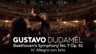 Gustavo Dudamel  Beethoven Symphony No 7  Mvmt 4 Orquesta Sinfónica Simón Bolívar [upl. by Taam]