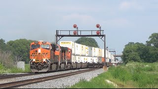 BNSFs Chillicothe Subdivision A Railroad Superhighway HD [upl. by Heng]