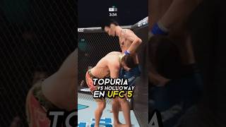 TOPURIA vs HOLLOWAY en UFC 5 👊💥 topuria ufc holloway ufc5 gaming [upl. by Irving729]