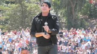 quotAmerican Idolquot contestant Adam Lambert rocks Mt Carmel High [upl. by Helali459]