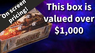 Original Zendikar Booster Box Unboxing [upl. by Mercier]