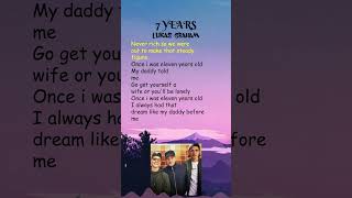 Lukas Graham  7 Years Lyrics shorts [upl. by Chesney]